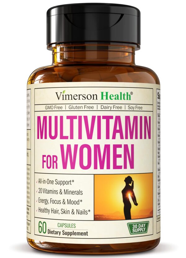 Version 1.0.0 Etiqueta de Vimerson Health multivitaminas para mujeres