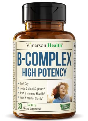 Version 1.0.0 Vimerson Health Vitamin B Complex front label