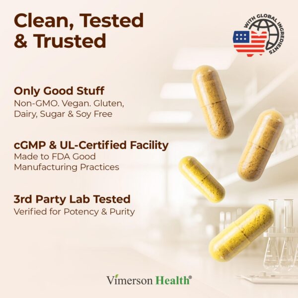 Version 1.0.0 Frasco de Vimerson Health con tapa