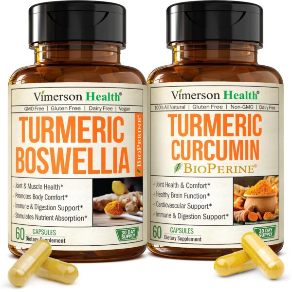 Frasco Vimerson Health Turmeric Boswellia label
