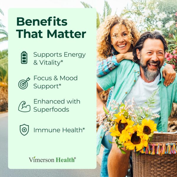 Etiqueta trasera Vimerson multivitamin