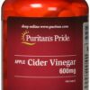 Vinagre de sidra de manzana 600 mg Puritan's Pride en tableta