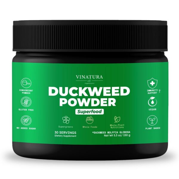 Frente del envase VINATURA Duckweed Powder