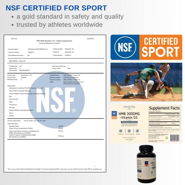 Cápsulas VINATURA HMB y D3