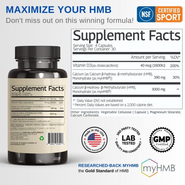 Etiqueta del frasco VINATURA HMB y D3