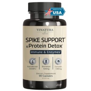 Frasco de VINATURA Spike Protein Detox 90 cápsulas