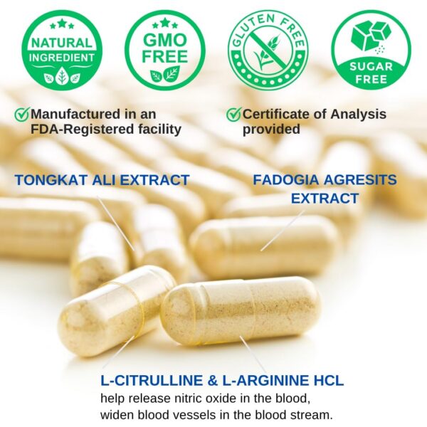 Frasco de VINATURA Tongkat Ali Fadogia Agrestis