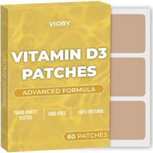 Parche D3 VIORY frente al empaque