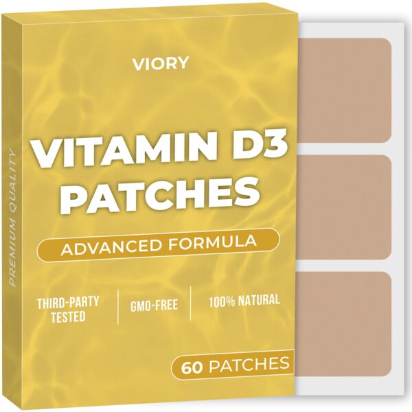 Parche D3 VIORY frente al empaque