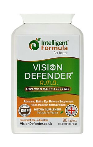 Version 1.0.0 Frasco Vision Defender AREDS2 frente