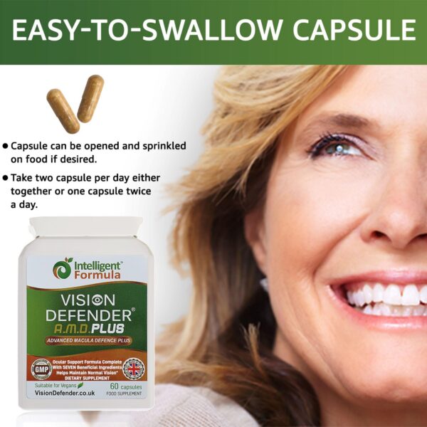 Cápsulas Vision Defender Plus detalle