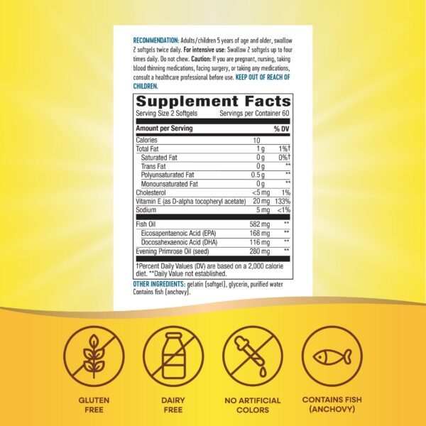 Version 1.0.0 Visión frontal envase mezcla EFA Nature's Way para niños