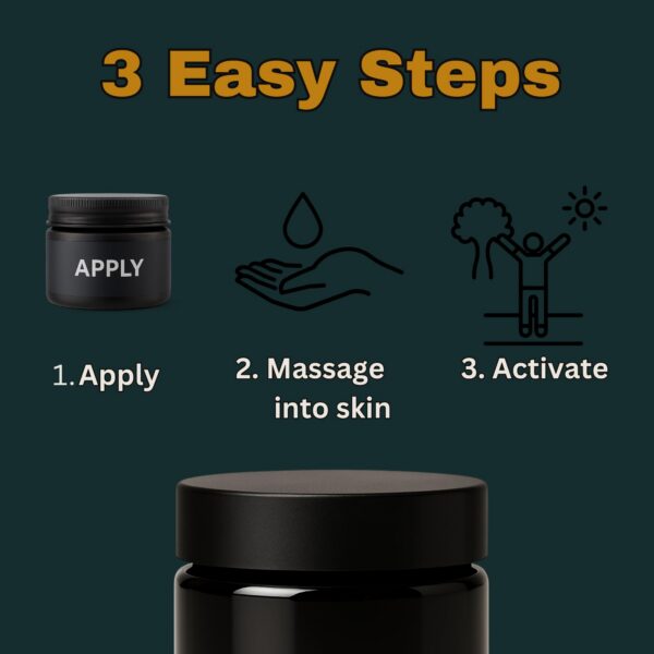 Vista frontal de la crema con vitaminas y zinc.