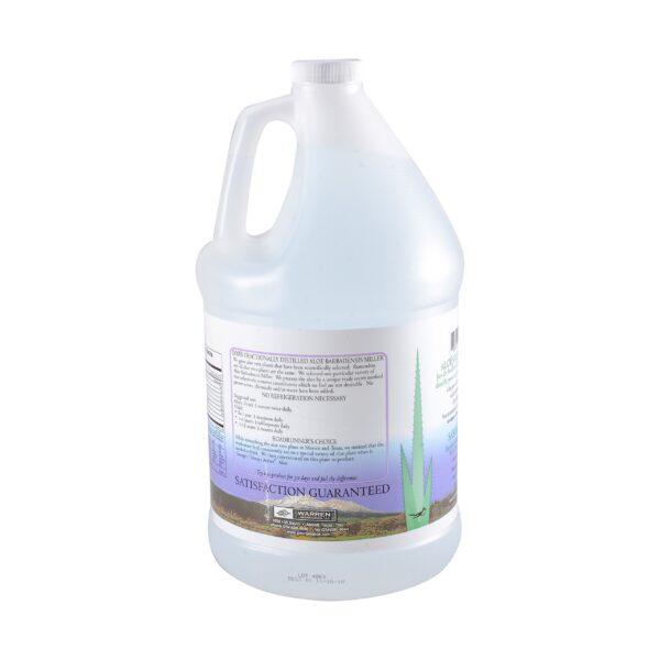 Version 1.0.0 Vista lateral botella suplemento aloe vera George's