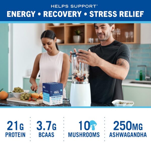 Vista lateral caja OM Mushroom Superfood Master Blend