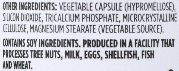 Vista lateral del envase