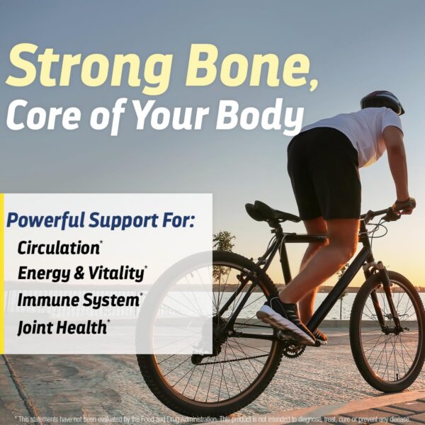 Vista lateral frasco Dr’s Hope vitamina k2 d3 suplemento alta calidad