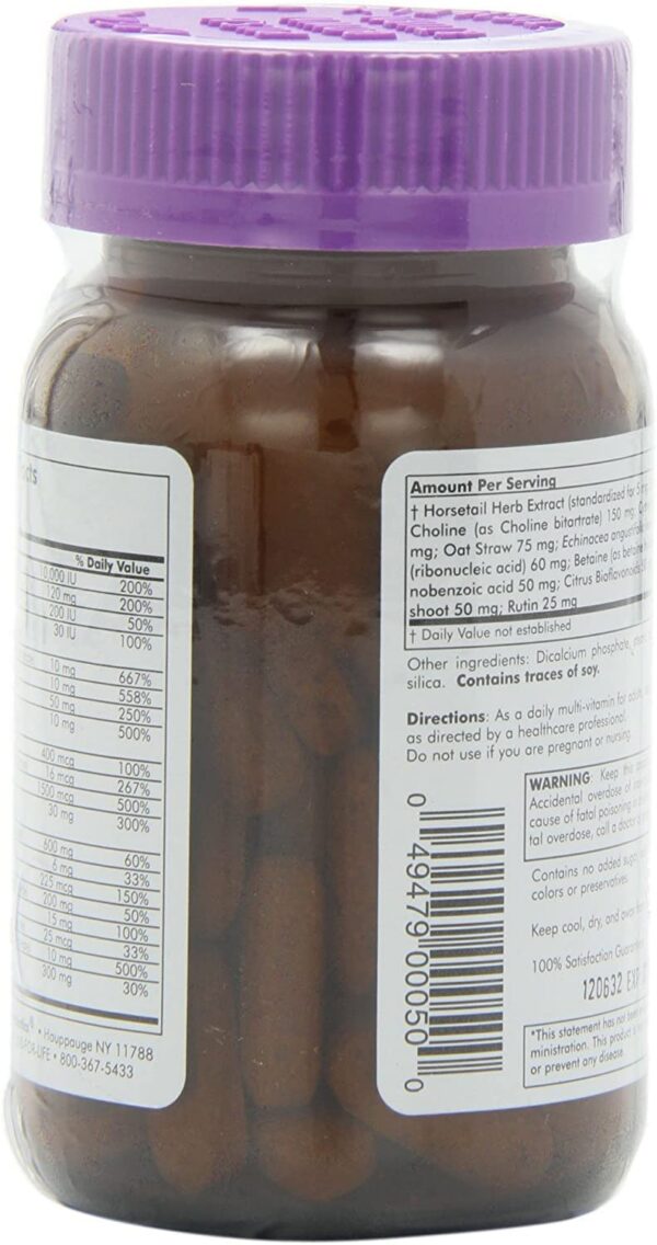 Vista lateral Futurebiotics cabello piel y uñas