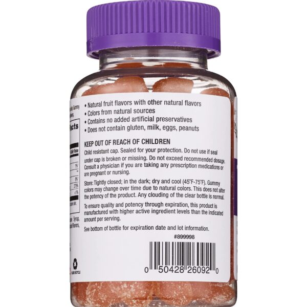 Version 1.0.0 Vista lateral gomitas vitamina c cvs health naranja