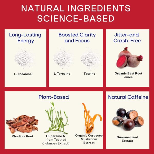 Vista lateral paquete bebida energética Blueshift polvo