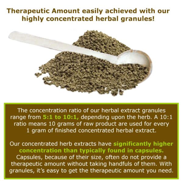 Hierbas puras sin rellenos ni químicos en extracto concentrado