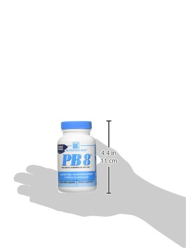 Vista lateral PB8 probiótico paquete valor triple