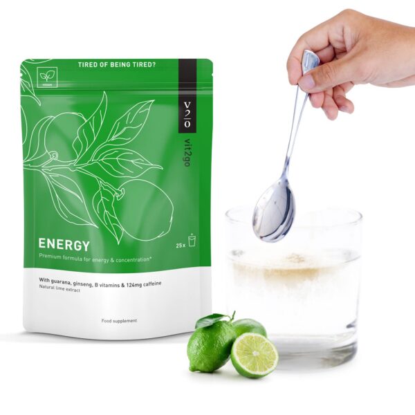 Vit2Go polvo energético caja 25 sobres con cafeína natural