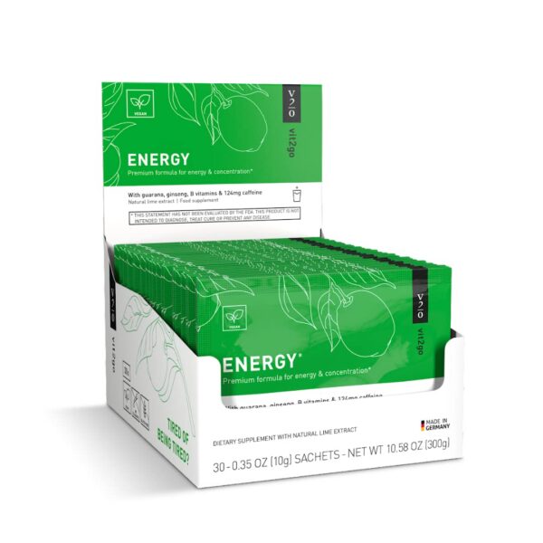 Caja Vit2Go polvo energético con magnesio, zinc y vitaminas B