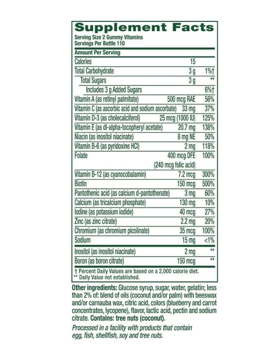 Version 1.0.0 Etiqueta nutrientes clave