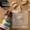Etiqueta trasera de VITA Man Multivitamin