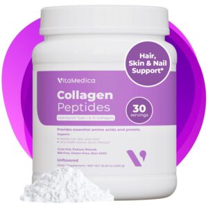 Version 1.0.0 Frente de etiqueta VitaMedica Collagen Peptides
