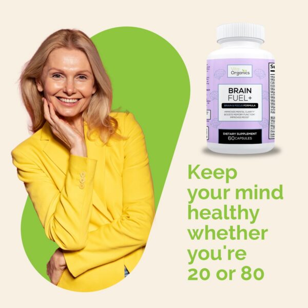 Etiqueta del producto Brain Fuel+