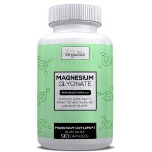 Vita Organics Magnesium Glycinate frasco frontal