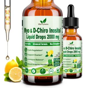 Frasco de gotas Myo & D-Chiro Inositol 2oz