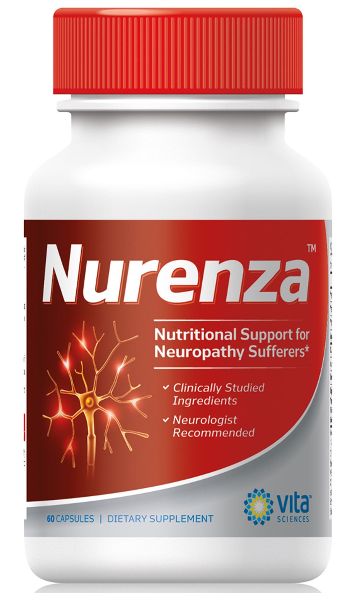 Vita Sciences Nurenza Neuropathy Relief Supplement 40x Strength