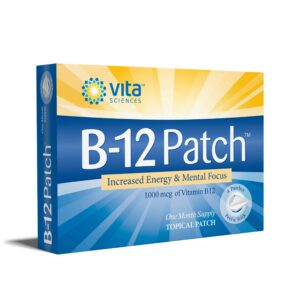 Vita Sciences parche vitamina b12 alta potencia para energía