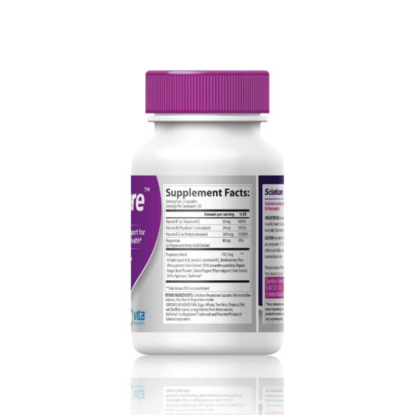 Frasco de Sciaticare en primer plano