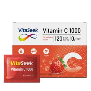 Version 1.0.0 VitaSeek vitamina c polvo fresa frasco