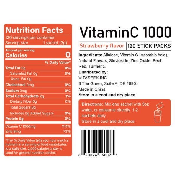 Sobres individuales VitaSeek muestra