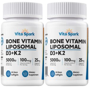 Frasco Vita Spark D3 K2 liposomal mini softgels