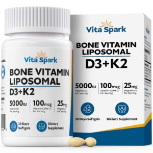 Suplemento Vita Spark Vitamina D3 K2 con magnesio 30 cápsulas