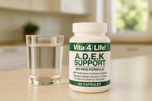 Version 1.0.0 Cápsulas Vita4Life ADEK disolución rápida