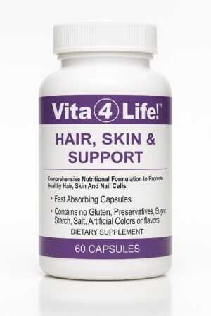 Frasco Vita4Life Biotina 2000mcg MSM