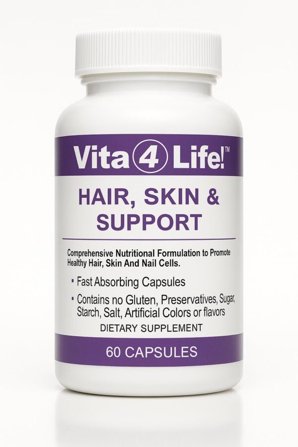 Frasco Vita4Life Biotina 2000mcg MSM