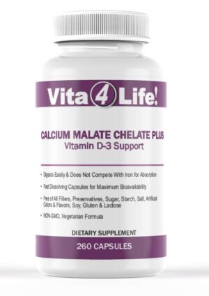Version 1.0.0 Frente de Vita4Life Calcium Malate + D3
