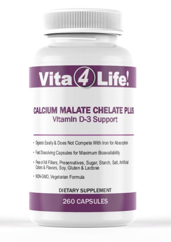 Frente de Vita4Life Calcium Malate + D3