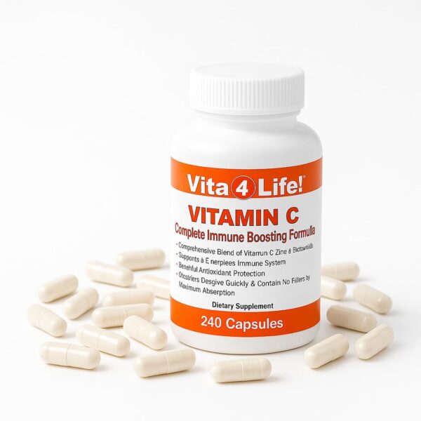 Cápsulas Vita4Life en frasco