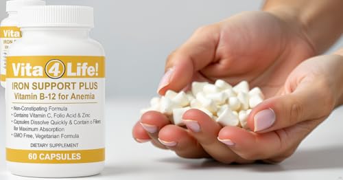 Version 1.0.0 Etiqueta de producto con cápsulas de hierro