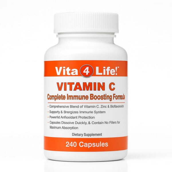 Vita4Life Vitamina C 1000 mg cápsulas frente