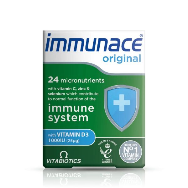 vitabiotics immunace apoyo avanzado sistema inmune 30 tabletas